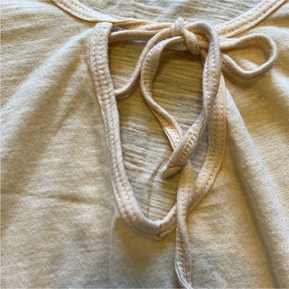 Urban Outfitters Tie Front Yellow Baby Doll Top - Picture 7 of 16